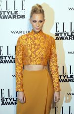 POPPY DELEVINGNE at 2014 Elle Style Awards in London
