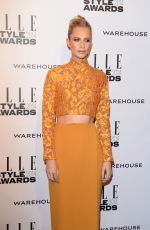 POPPY DELEVINGNE at 2014 Elle Style Awards in London