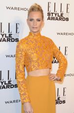 POPPY DELEVINGNE at 2014 Elle Style Awards in London
