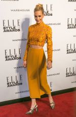 POPPY DELEVINGNE at 2014 Elle Style Awards in London
