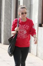 Pregnant OLIVIA WILDE Arrives at Pilates Class in Los Angeles
