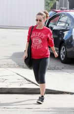 Pregnant OLIVIA WILDE Arrives at Pilates Class in Los Angeles