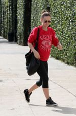 Pregnant OLIVIA WILDE Arrives at Pilates Class in Los Angeles