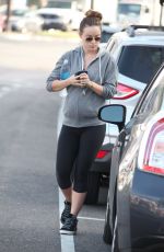 Pregnant OLIVIA WILDE Leaves a Gym in West Hollywood