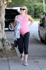 Pregnant TERESA PALMER Out and About in Los Angeles