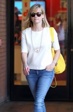 REESE WITHERSOON in Jeans Out for Lunch in Brentwood