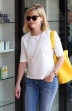 REESE WITHERSOON in Jeans Out for Lunch in Brentwood