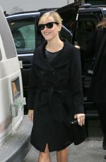 REESE WITHERSPOON Arrives at a Office Building in New York