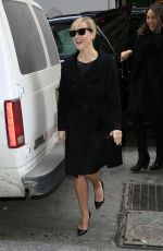REESE WITHERSPOON Arrives at a Office Building in New York