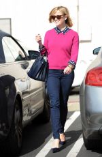REESE WITHERSPOON in Jeans Out for Lunch in Brentwood