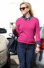 REESE WITHERSPOON in Jeans Out for Lunch in Brentwood