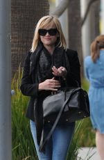 REESE WITHERSPOON in Jeans Out Shopping in Beverly Hills