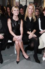 REESE WITHERSPOON in Leather Dress at Mercedes Benz Fashion Week in New York