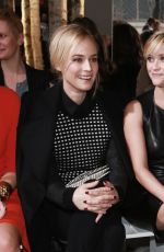 REESE WITHERSPOON in Leather Dress at Mercedes Benz Fashion Week in New York