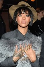 RIHANNA at Lanvin Fall/Winter 2014/2015 Fashion Show in Paris