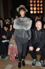 RIHANNA at Lanvin Fall/Winter 2014/2015 Fashion Show in Paris