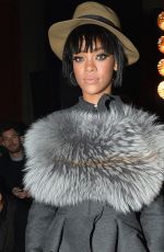 RIHANNA at Lanvin Fall/Winter 2014/2015 Fashion Show in Paris