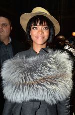 RIHANNA at Lanvin Fall/Winter 2014/2015 Fashion Show in Paris