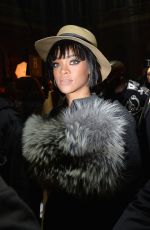 RIHANNA at Lanvin Fall/Winter 2014/2015 Fashion Show in Paris