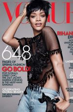 RIHANNA in Vogue Magazine, March 2014