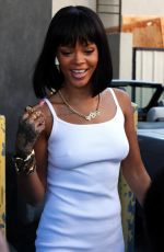 RIHANNA Out Shopping in Beverly Hills