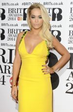 RITA ORA at 2014 Brit Awards in London