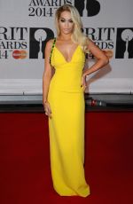 RITA ORA at 2014 Brit Awards in London