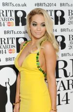 RITA ORA at 2014 Brit Awards in London