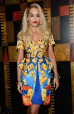 RITA ORA at Moschino Fashion Show in Milan