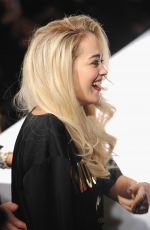 RITA ORA at Moschino Fashion Show in Milan