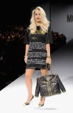 RITA ORA at Moschino Fashion Show in Milan