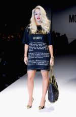 RITA ORA at Moschino Fashion Show in Milan