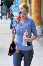 RITA ORA in Tight Spandex at a Gym in Los Angeles