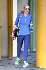 RITA ORA in Tight Spandex at a Gym in Los Angeles