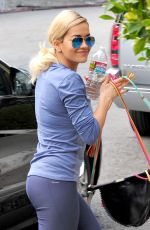 RITA ORA in Tight Spandex at a Gym in Los Angeles
