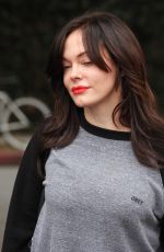 ROSE MCGOWAN Leaves a Gym in West Hollywood
