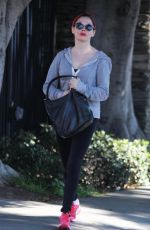 ROSE MCGOWAN Out and About in West Hoolywood
