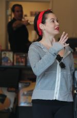 ROSE MCGOWAN Out and About in West Hoolywood