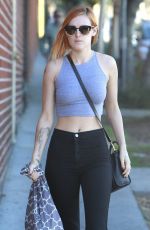 RUMER WILLIS Out Shopping in West Hollywood
