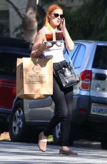 RUMER WILLIS Out Shopping in West Hollywood