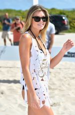 SAMANTHA HOOPES at SI Swimsuit Beach Volleyball Tournament in Miami