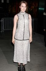 SAOIRSE RONAN at The Grand Budapest Hotel Premiere in New York