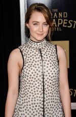 SAOIRSE RONAN at The Grand Budapest Hotel Premiere in New York