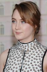 SAOIRSE RONAN at The Grand Budapest Hotel Premiere in New York