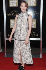 SAOIRSE RONAN at The Grand Budapest Hotel Premiere in New York
