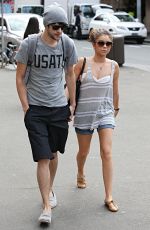 SARAH HYLAND and Matt Prokop Out and About in Sydney