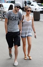 SARAH HYLAND and Matt Prokop Out and About in Sydney