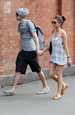 SARAH HYLAND and Matt Prokop Out and About in Sydney