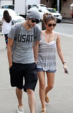 SARAH HYLAND and Matt Prokop Out and About in Sydney