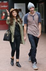 SARAH HYLAND and Matt Prokop Out in Sydney